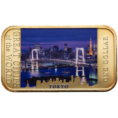 купить Фиджи 1 доллар (dollar) 2015 "Великие города мира - Токио"