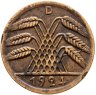 Купить Германия (Веймарская республика) 50 рентных пфеннигов 1924 Знак монетного двора "A" — Берлин