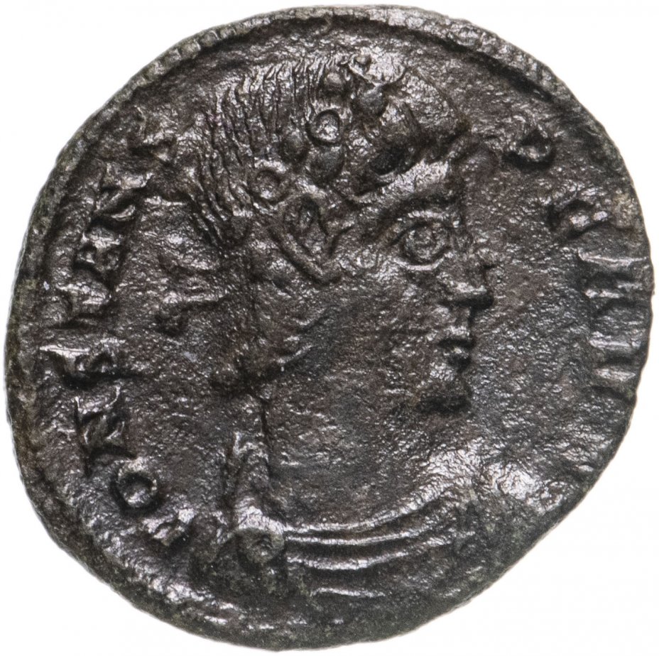 купить Римская Империя, Констант, 333–350 гг, Нуммий (реверс: Две Виктории стоят, между ними пальмовая ветвь)