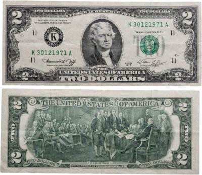 купить США 2 доллара 1976 года (Pick 461) K-Даллас