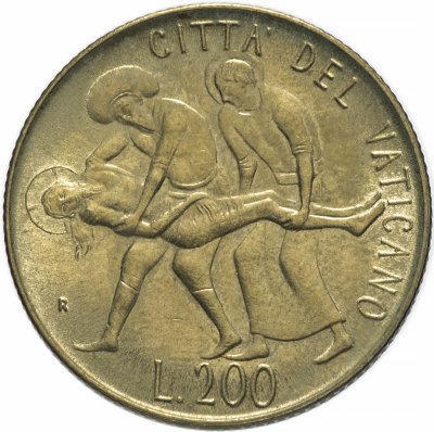купить Ватикан 200 лир 1981