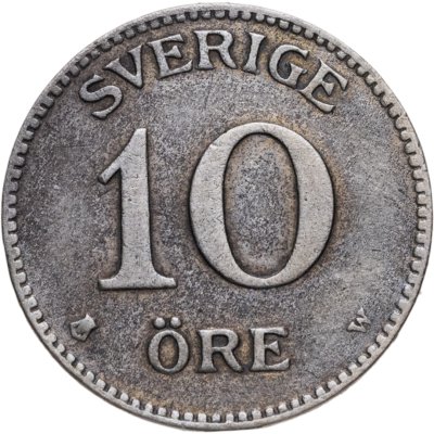 купить Швеция 10 эре (ore) 1919
