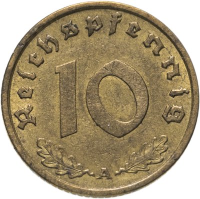 купить Германия (Третий рейх) 10 рейхспфеннигов 1938