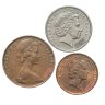 Купить Австралия, набор из 3 монет 1966-2019 (1, 2 и 5 центов) случайный год