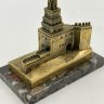 Купить Сувенир настольный (миниатюрный) "Боровицкая башня Московского Кремля", бронза, камень, литье, СССР, 1980-1990 гг.