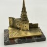 Купить Сувенир настольный (миниатюрный) "Боровицкая башня Московского Кремля", бронза, камень, литье, СССР, 1980-1990 гг.