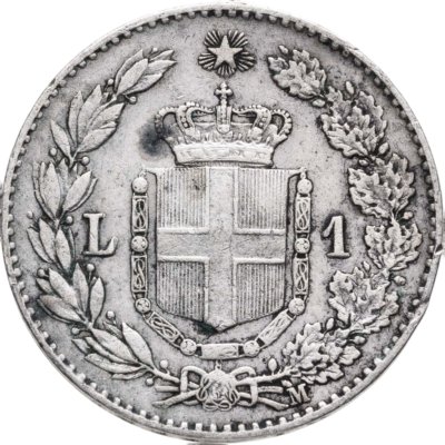 купить Италия 1 лира (lira) 1887