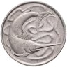Купить Сингапур 20 центов (cents) 1968 рыба-меч