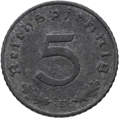 купить Германия (Третий рейх) 5 рейхспфеннигов 1940 E