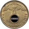 Купить Германия (Третий рейх) 5 рейхспфеннигов (reichspfennig) 1938 F