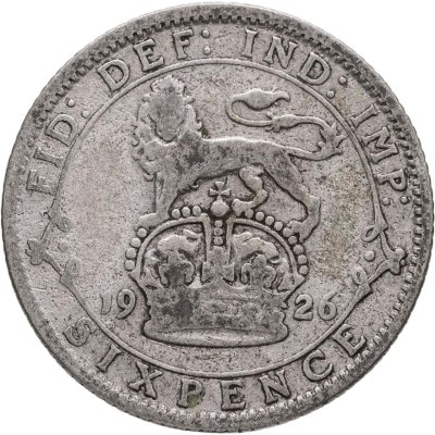 купить Великобритания 6 пенсов (pence) 1926
