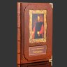 Купить Подарочная книга в кожаном переплете "Никколо Макиавелли. Государь" в коробе, бумага, кожаный переплет, художественные накладки, обрез с золочением, в подарочном коробе с бархатным ложеменом, обтянутом кожей и бархатной подарочной упаковке, Российская Федерация, 2025 г.