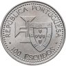 Купить Португалия 100 эскудо (escudos) 1989 Золотой век открытий - Открытие острова Мадейра