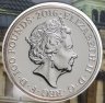 Купить Великобритания 100 фунтов 2016 "Трафальгарская площадь Лев" в блистере