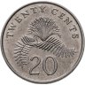 Купить Сингапур 20 центов (cents) 1987