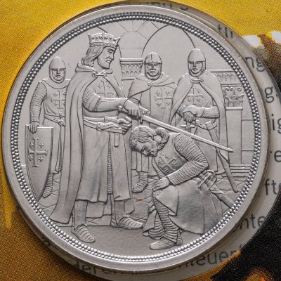 купить Австрия 10 евро 2019 "Рыцарские истории - 920 лет взятия Иерусалима Готфридом Бульонским" в буклете
