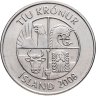 Купить Исландия 10 крон (kronur) 2008