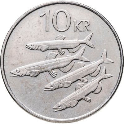 купить Исландия 10 крон (kronur) 2008