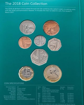 купить Великобритания Набор из 13 монет 2018 года в буклете