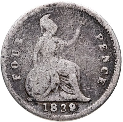 купить Великобритания 4 пенса (pence) 1838
