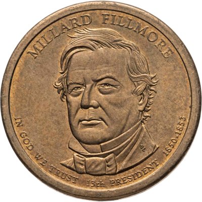 купить США 1 доллар (dollar) 2010 Президент США - Миллард Филлмор (1850-1853)