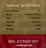 Купить Австралия 1 доллар 2018 "Год Собаки", в футляре с сертификатом