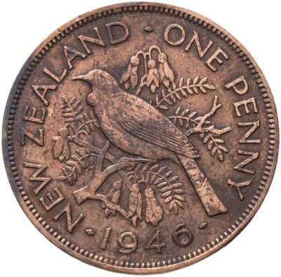 купить Новая Зеландия 1 пенни (penny) 1946