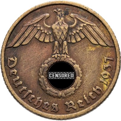 купить Германия (Третий рейх) 10 рейхспфеннигов (reichspfennig) 1937