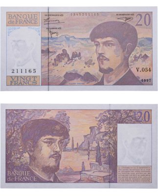 купить Франция 20 франков 1997 (Pick 151i)