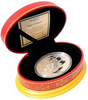 Купить Остров Ниуэ 2 доллара 2010 "Яйца Фаберже. Ландыши", в футляре