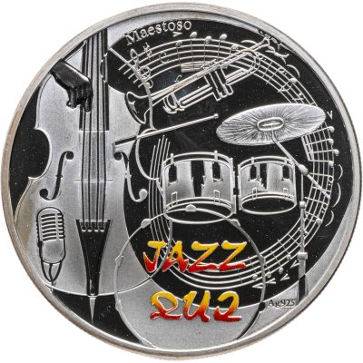 купить Армения 1000 драмов 2010 Proof "Джаз - Музыка" в футляре с сертификатом