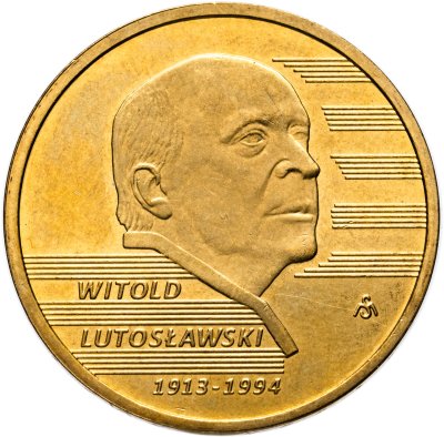 купить Польша 2 злотых 2013 "100 лет со дня рождения Витольда Лютославского"