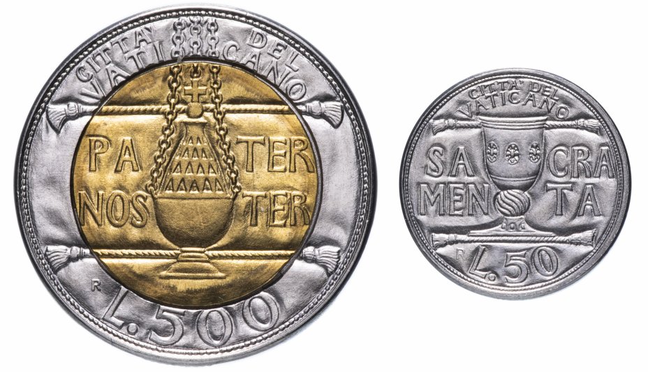купить Ватикан набор из 2-х монет 1993