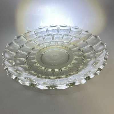 купить Блюдо круглой формы с объемным декором, стекло, СССР, 1970-1990 гг.