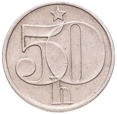 купить Чехословакия 50 геллеров 1979
