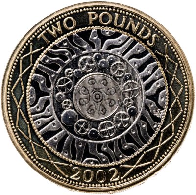 купить Великобритания 2 фунта (pounds) 2002