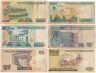 Купить Перу набор из 6 банкнот 10, 100, 500, 1000, 10000 инти 1981-1988