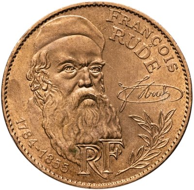 купить Франция 10 франков (francs) 1984 "200 лет со дня рождения Франсуа Рюда"