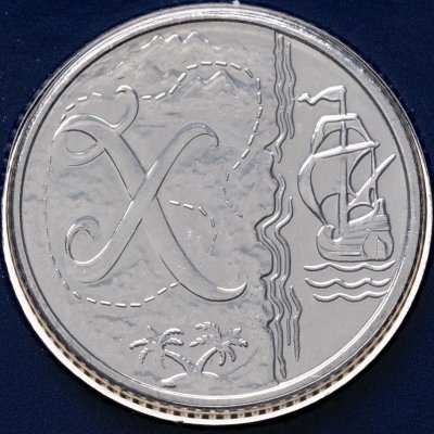 купить Великобритания 10 пенсов 2018 «Азбука буква X»