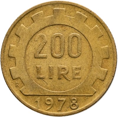 купить Италия 200 лир (lire) 1978