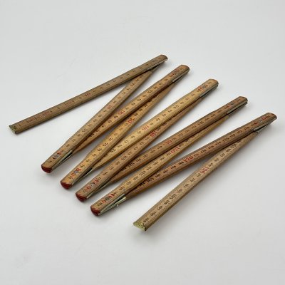 купить Линейка складная, двусторонняя, дерево, СССР, 1980-1990 гг.