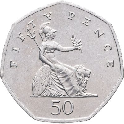 купить Великобритания 50 пенсов (pence) 1998