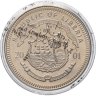 Купить Либерия 5 долларов (dollars) 2001 "200-летие Военной Академии Соединенных Штатов"