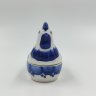 Купить Солонка "Курочка", Гжель, фарфор, роспись, Российская Федерация, 1991-2000 гг.