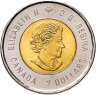Купить Канада 2 dollars (доллара) 2016 75 лет Битве за Атлантику