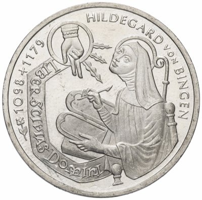 купить Германия 10 марок 1998 "900 лет со дня рождения Хильдегард из Бингена"