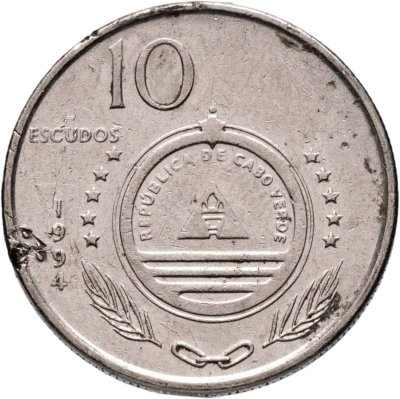 купить Кабо-Верде 10 эскудо (escudos) 1994 "Растения - Синяк (echium stenosiphon)"