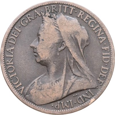 купить Великобритания 1 пенни (penny) 1901