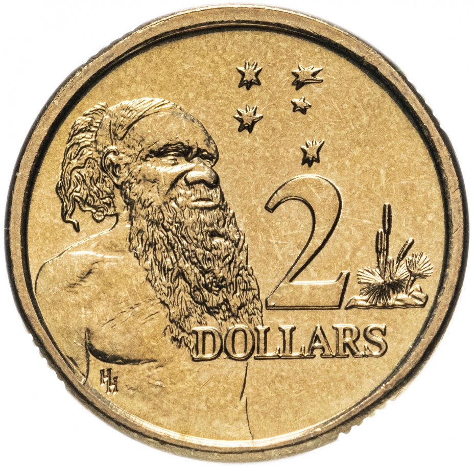 купить Австралия 2 доллара (dollars) 1988