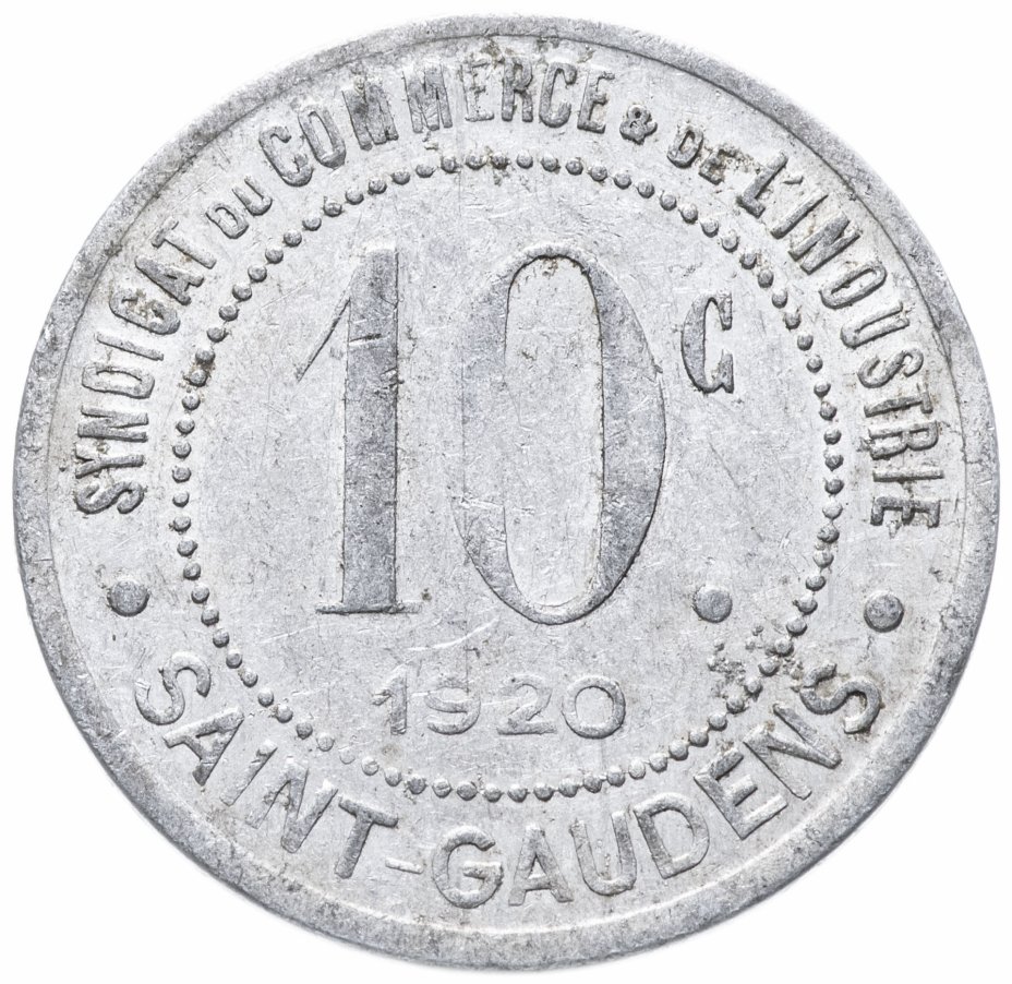 купить Франция (Сен-Годенс) нотгельд  10 сантимов 1920
